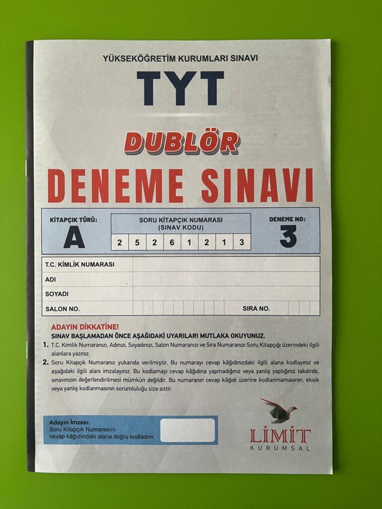 LİMİT DUBLÖR TYT 3 (2026)