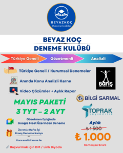Mayıs Ayı TYT - AYT Deneme Paketi